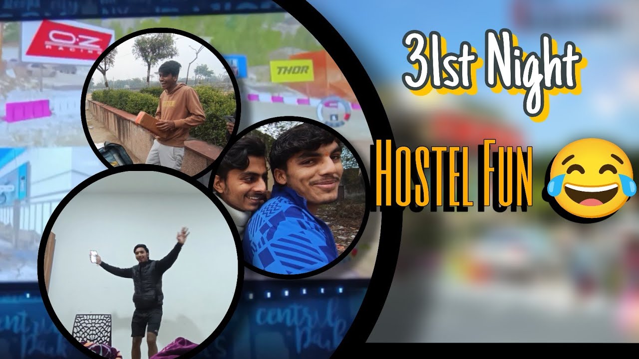 New Year ✨ 31st Night Hostel Masti 😱  + Gaming 🎮 