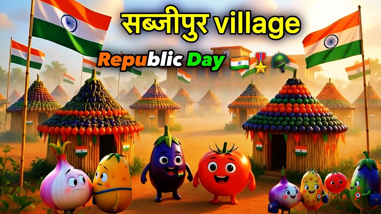 Happy Republic day sabjipur Cartoon video 