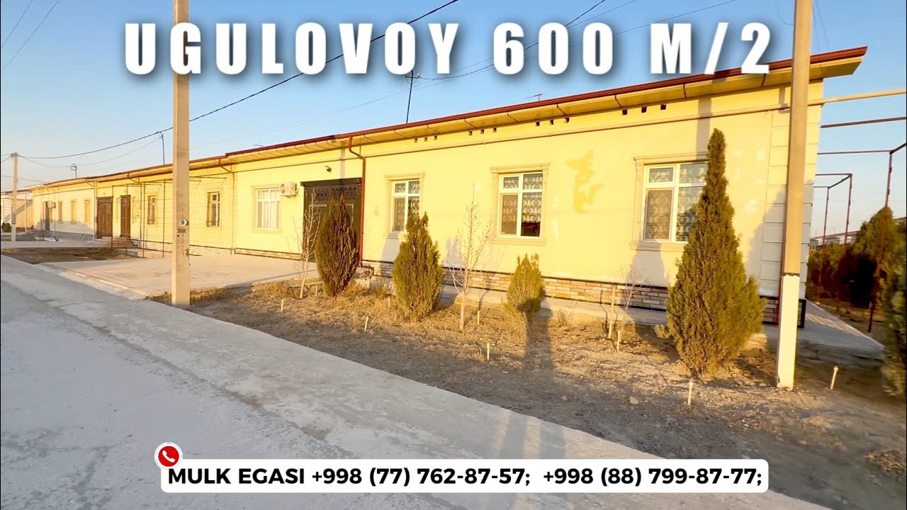 9 OXIRIDA 600 M/2 NAMUNALI XOVLI JOY SOTILADI. UGULOVOYDA JOYLASHGAN!