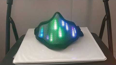 Neopixel Led Face Mask Effects Demo