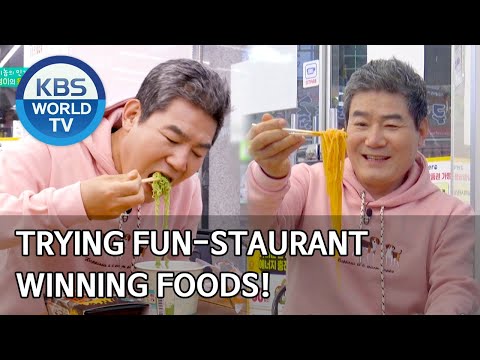 Trying Fun-Staurant winning foods! [Stars&amp;#39; Top Recipe at Fun-Staurant/ENG/2020.06.16]