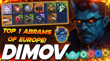 Dimov TOP 1 ABRAMS of EUROPE - Deadlock Pro Gameplay & Guides [Watch & Learn]