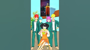 Recreating tiktok trend squid game #sakuraschoolsimulator #mobilegame #squidgame #ytshort