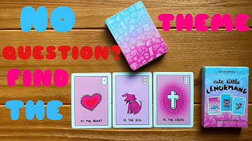 Laying a Lenormand small spread with no context or question? How to establish a theme.