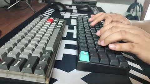 tecware b68 black soundtest + gateron yellow