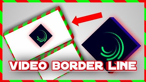 How to make trending glow neon border in your video | Alight Motion editing | Electric edge effect |