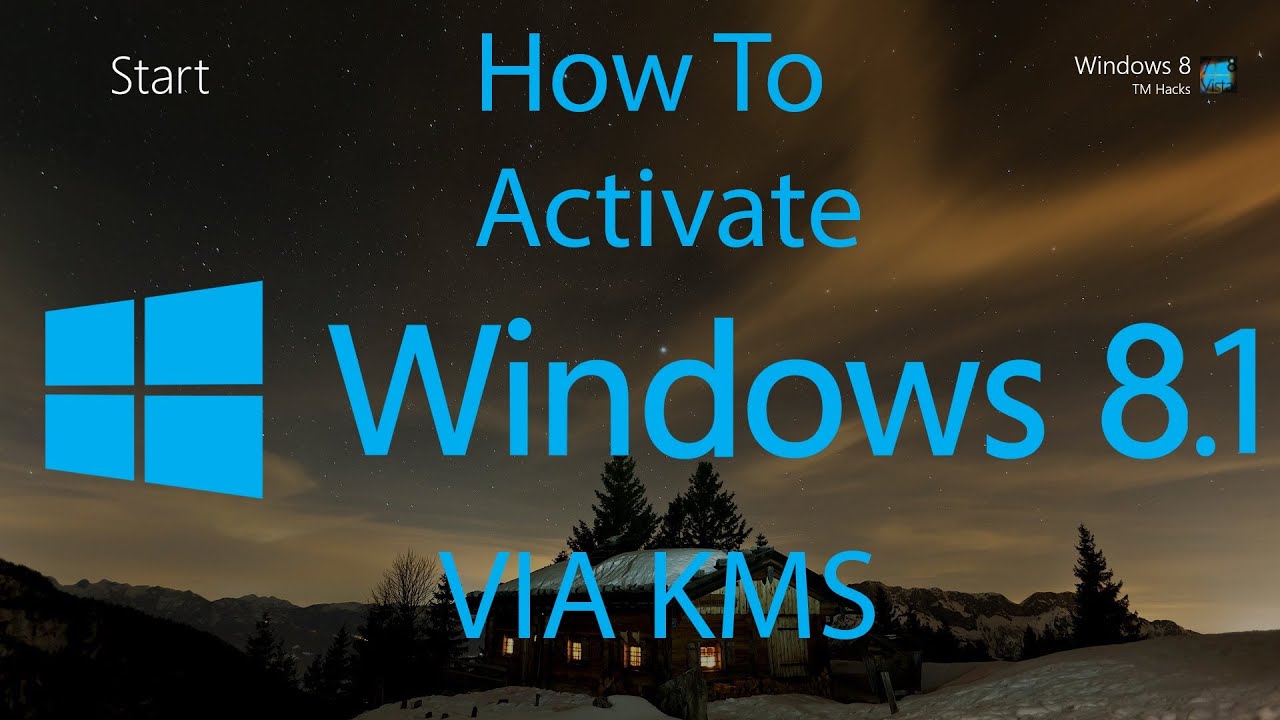 How To Activate Windows 8.1 Build 9600 VIA KMS. - YouTube