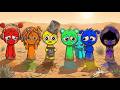 BEBEK SPRUNKİ ANNESİNDEN KAÇTI VE ONU BULMAYA ÇALIŞTIM, FINDING SPRUNKI : Garnold, Fun not, Sky,Brud