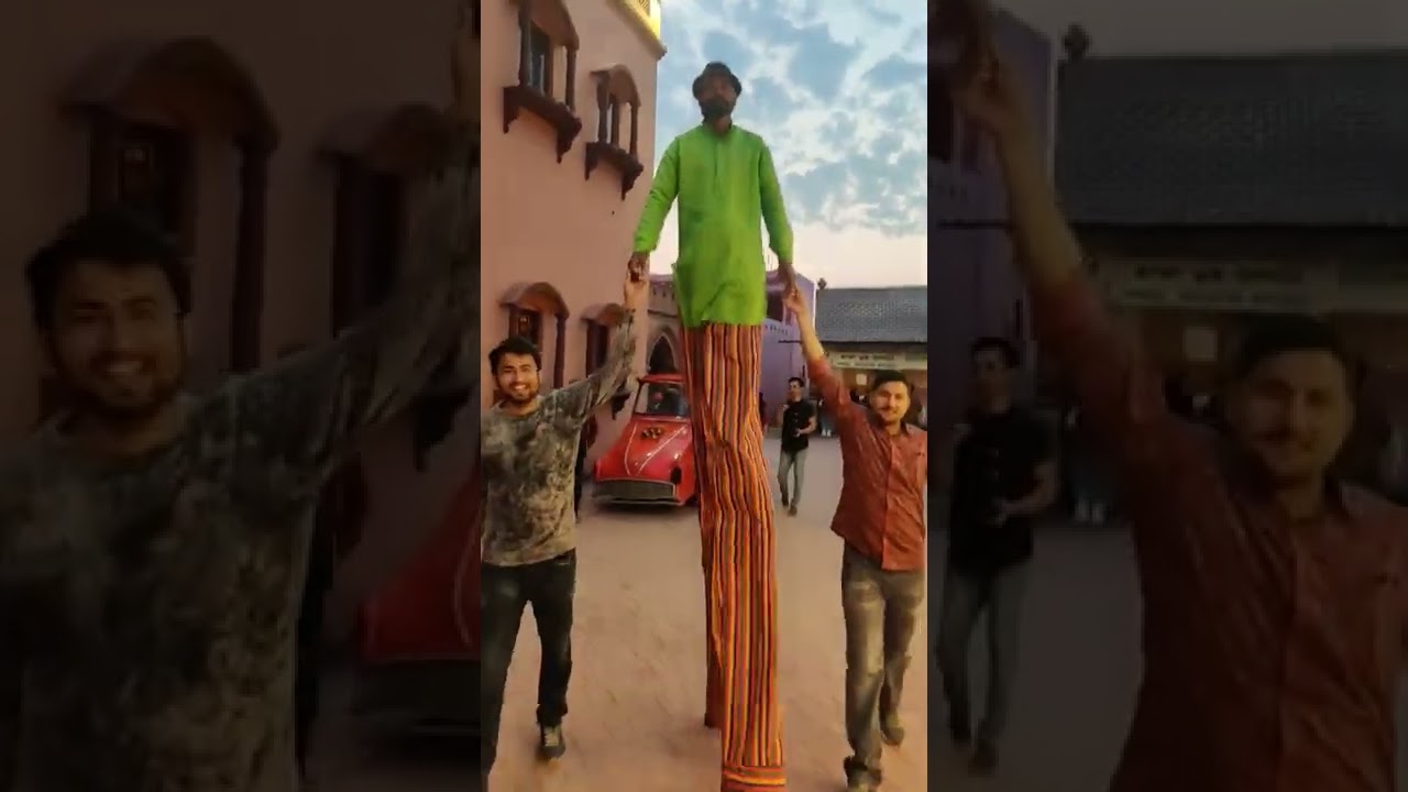 wold tallest man @ sada pind amritsar
