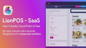 Lion POS SaaS Point Of Sale Script for Restaurants and Bars with floor plan