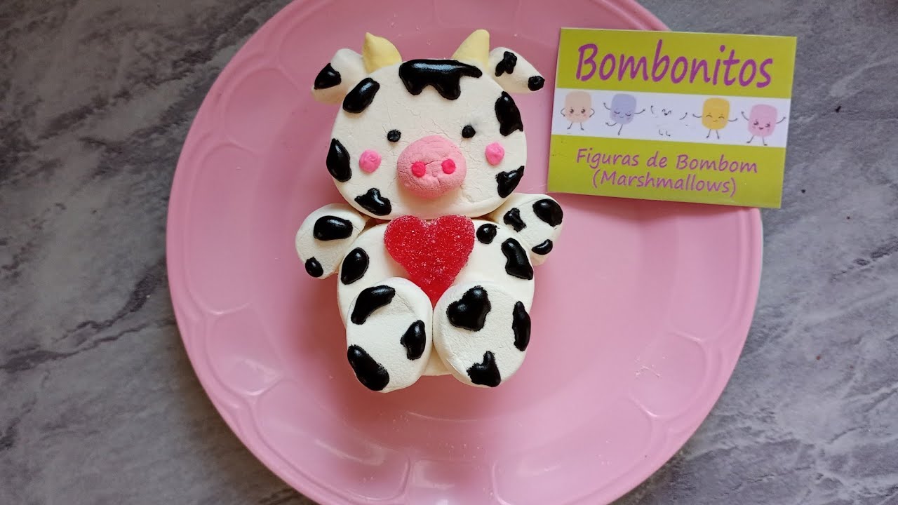 como hacer una vaquita de bombom con RECETA DEL GLASS Paso a Paso #diy #tutorial