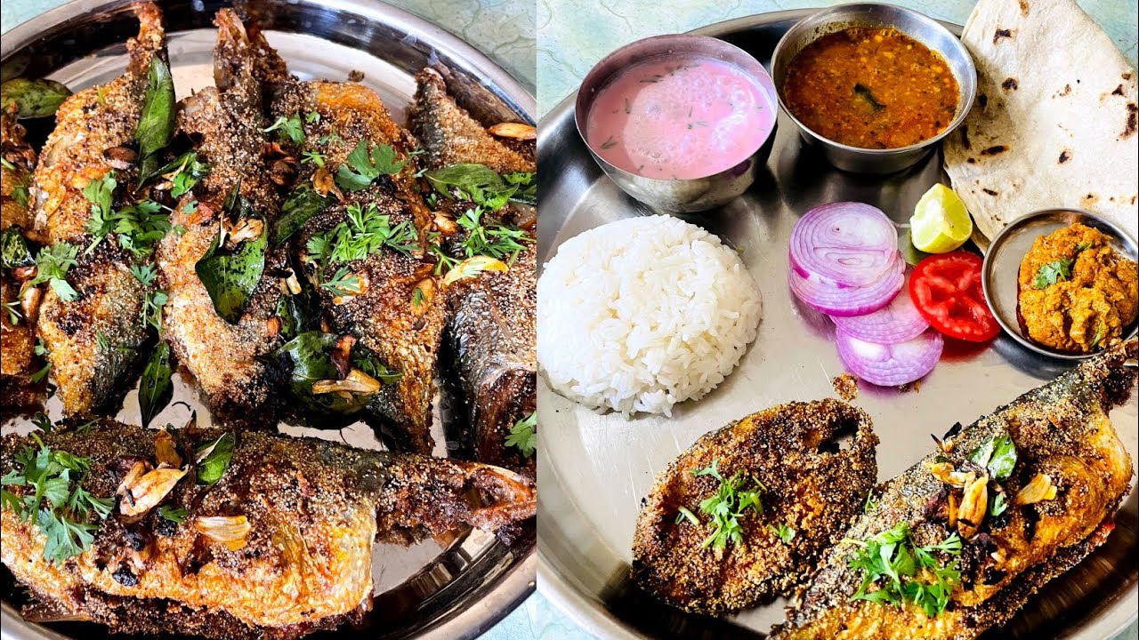 तळलेला बांगडा | बांगडा फ्राय | Bangada Fish Fry recipe in Marathi ...