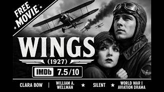 Wings (1927) IMDb 7.5/10 Clara Bow William A. Wellman Silent World War I Aviation Drama