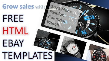 Free HTML Listing Template For eBay- Create Professional eBay Listing Grow sales #ebayselling #IBOY