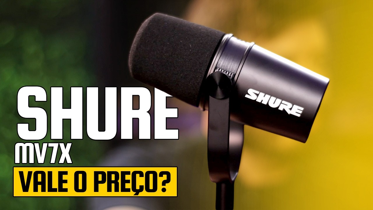 Shure MV7X - Esse Microfone Vai Te Surpreender - YouTube