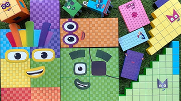 Looking for Numberblocks NEW 1609 Puzzle Tetris Space ASMR  | Numberblocks Satisfying Video