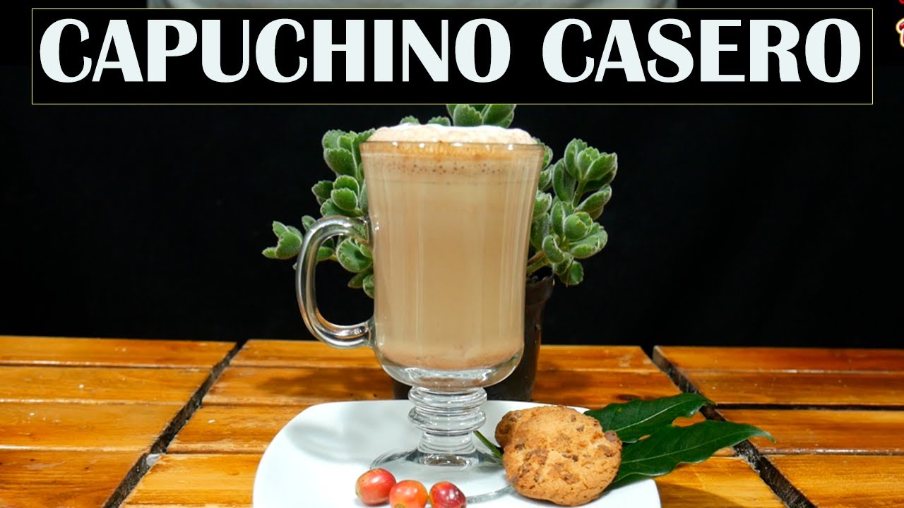 CAPUCHINO cremoso y espumoso casero / receta de capuchino / cómo hacer capuchino