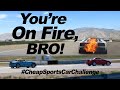 You're on Fire, Bro - Drag Race and Tracking - Cheap Sports Car Challenge | Everyday Driver