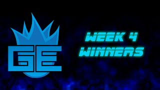 Week 4 Giveaway Winners