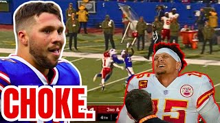 Patrick Mahomes Chokes As Chiefs Lose Josh Allen Big W 3 Total Touchdowns In Huge Win For Bills