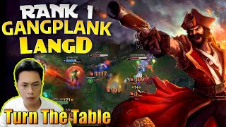 🔴 LangD Gangplank vs Sylas - TURN THE TABLE - LangD Rank 1 Gangplank Guide