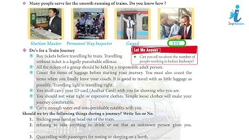 GK Book Class - 4 Chapter - 28 Rail Trail | Impression Publication