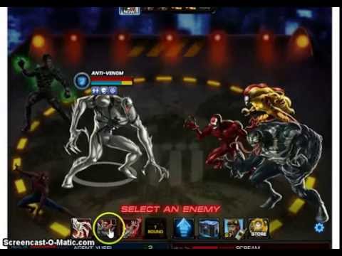Marvel Avenger Alliance-spec ops 18 mission 3 boss fight carnage,scream,venom and hybrid