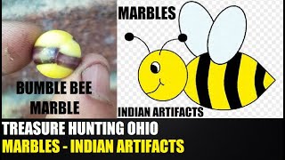 Trash Picking An Old Dump - Bumble Bee Marble - Mudlarking - Indian Artifacts - Ohio River - Relics