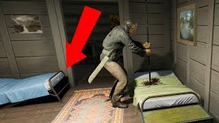 SECRET ESCAPE SPOT FROM JASON! (Friday the 13th The Game)