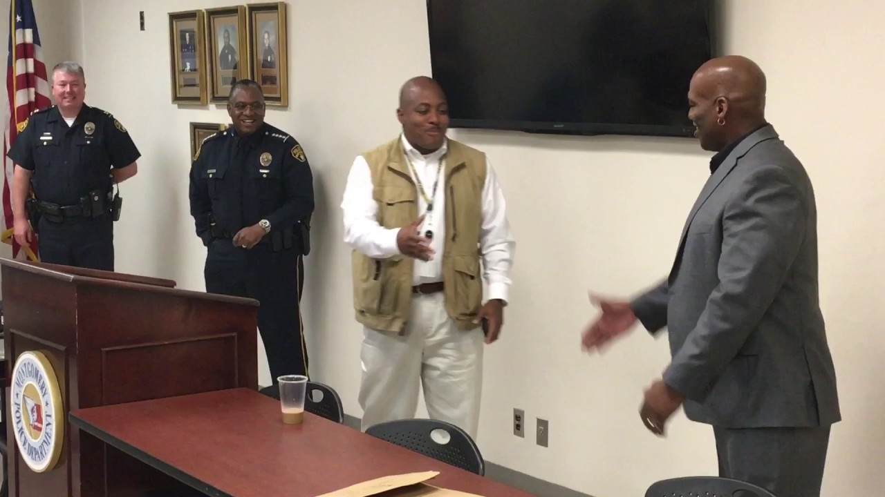 Retirement Ceremony for Montgomery Police Department Corporal Roscoe Taylor camera iphone 8 plus apk