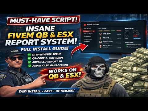 BEST FiveM REPORT SYSTEM 2026? (QB + ESX Setup)