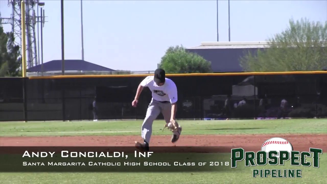 Andy Concialdi - Updated Baseball Highlights - Class of 2018 - YouTube