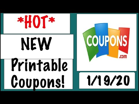 *HOT* New Printable Coupons!– 1/19/20