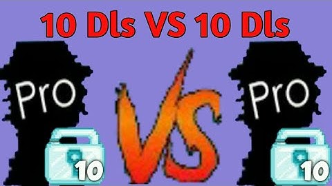 10 Dls Vs 10 Dls Set Challenge | GrowTopia!