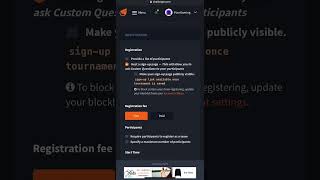 Creating a Tournament in Challonge