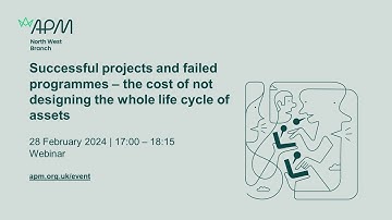 Successful projects and failed programmes – the cost of not designing the whole life cycle of assets