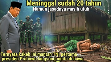 Penemuan jas4d kakek tua 20 tahun meninggal namun masih utuh ternyata kakek itu mantan TNI pertama