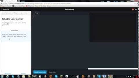 JavaScript Tutorial Episode 1 (CodeCademy)