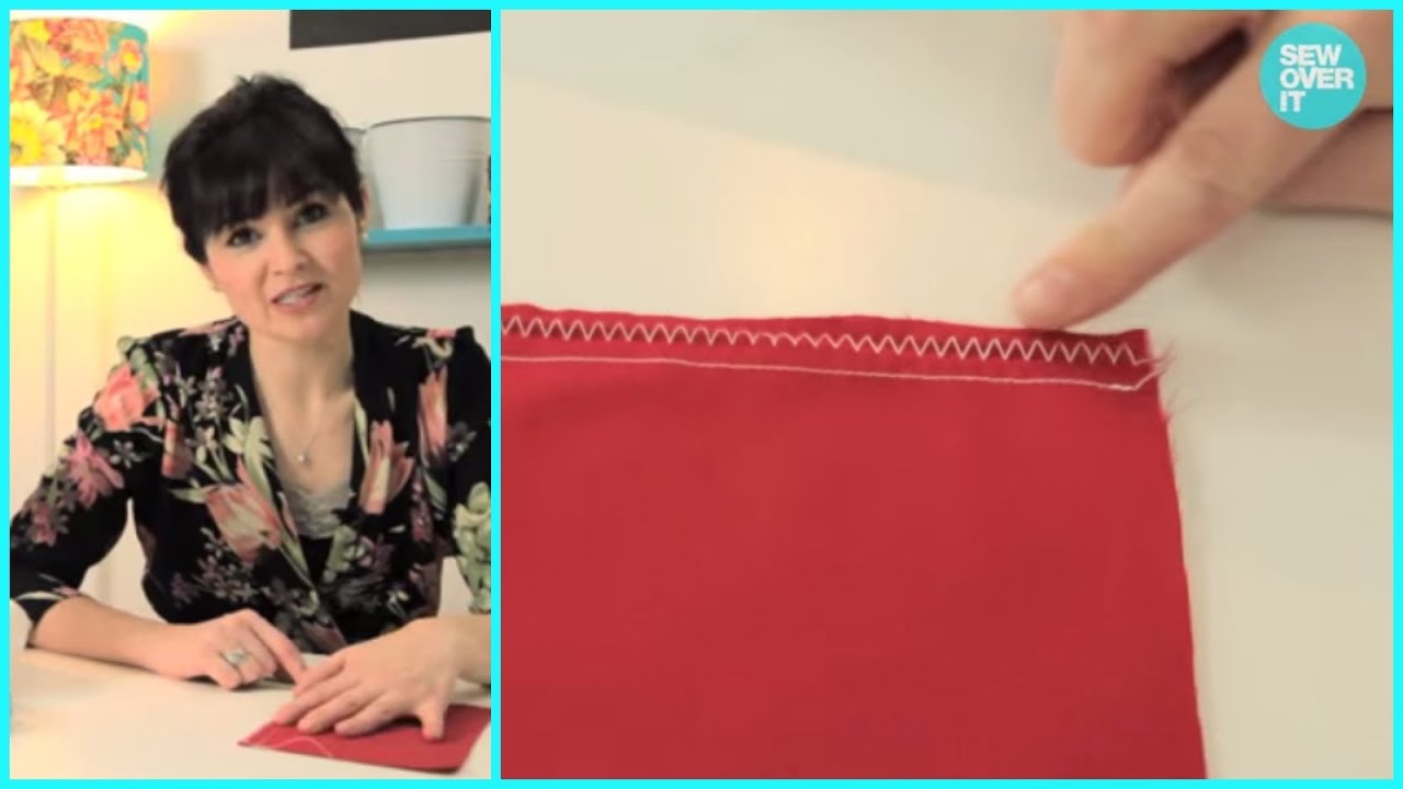 How to stitch a zigzag stitch - YouTube