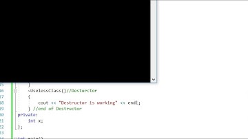 Destructor not working on Visual Studio fixed