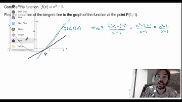 Math 114 - Video 1.4 - A tangent line problem