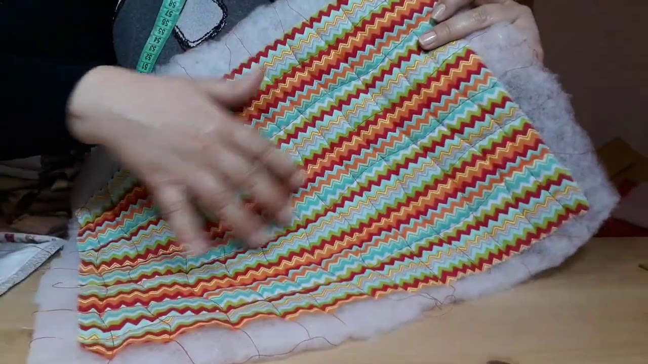 trapuntare in modo facilissimo un tessuto  Tutorial  474 cucito per  principianti