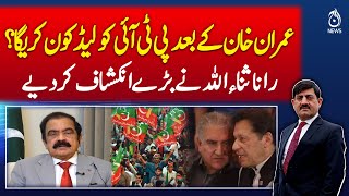 Who Will Lead PTI After Imran Khan? Rana Sanaullah Reveals - Pakistan news