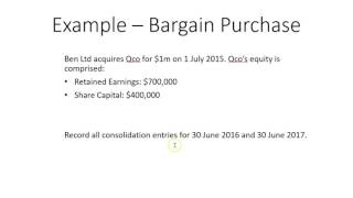 Accounting for Business Combinations - The Consolidation Process
