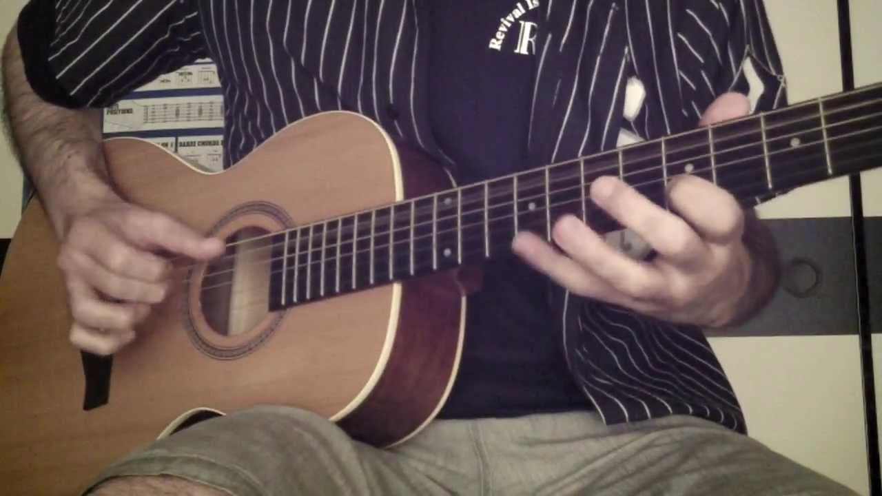 Fingerpicking Blues Acoustic Guitar(Parlor Guitar)フィンガーピッキングによるブルースギター