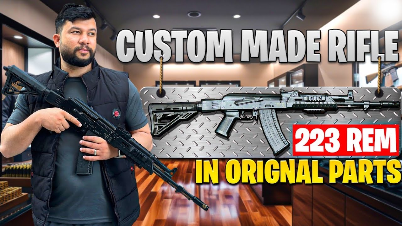 223 Bore Pak Made Custom Rifle - |Haider Arms| - YouTube