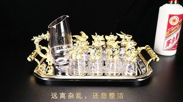 Bộ Ly Rượu 12 con giáp