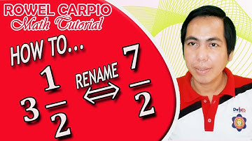 HOW TO RENAME MIXED NUMBER TO IMPROPER FRACTION & VICE VERSA ǀ RCMTv