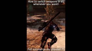 How To Switch Weapons During A Shadestep In Destiny 1