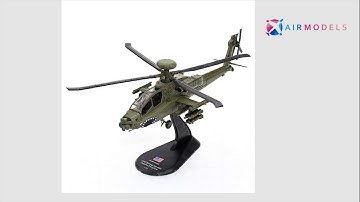 Boeing AH-64D Apache Longbow - Diecast Model Helicopter